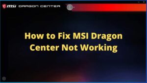 msi dragon center waiting for sdk