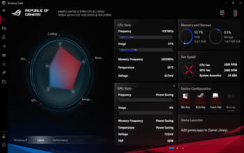 asus armoury crate software
