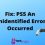 [SOLVED] PS5 An Unidentified Error Occurred